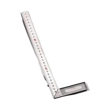Imagem de Régua De Ângulo Em Liga De Alumínio 300/500mm, Ferramenta De Medição P