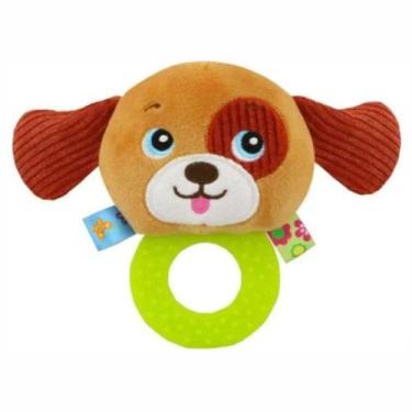 Imagem de Mordedor Passear Chocalho Cachorro Plush Silicone 0+