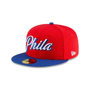 Imagem de BONE NEW ERA 59FIFTY PHILADELPHIA 76ERS NBA VERMELHO-Masculino
