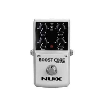Imagem de Pedal Booster NUX Boost Core Deluxe para Guitarra Três Modos Clean Dir