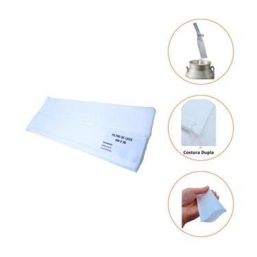 Imagem de Filtro de Leite Ordenha 450X80 mm TNT Descartável Com 100 Unidades par