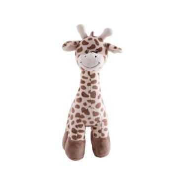Imagem de Pelúcia Girafa Antialérgica Baby e Decoração Girafinha bebê Buba, Bege