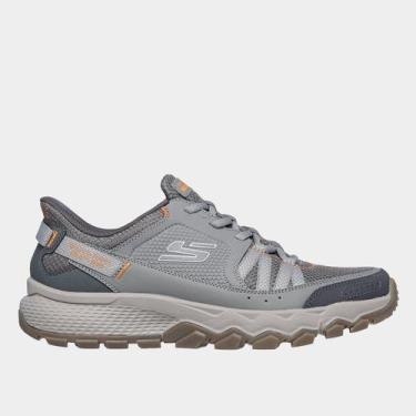 Imagem de Tênis Skechers Dynamite At Escapar Masculino, Marrom, Cinza, 43