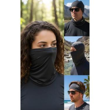 Imagem de Balaclava Camuflada UV50+ Proteção Solar Pesca Ciclismo - Congratulati