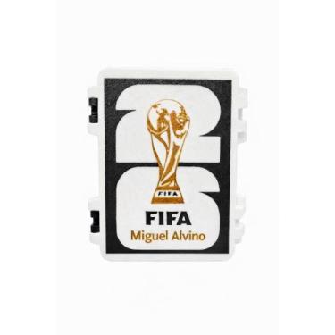 Imagem de Porta figurinha copa do mundo 2026 personalizado com nome organizador 