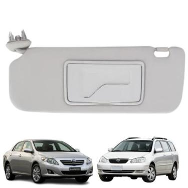 Imagem de Quebra Sol Com Espelho Corolla/ Fielder 02-08 Ld Esquerdo - NEWTEC