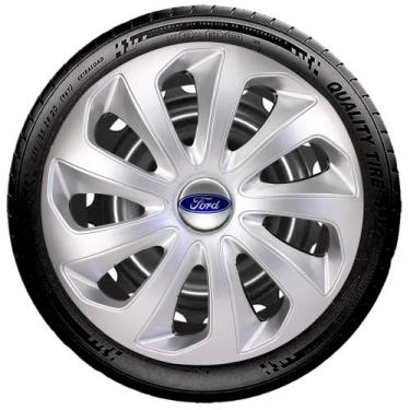 Imagem de Calota Velox Aro 14 Prata Ford Fiesta Ka Escort Focus - Elitte