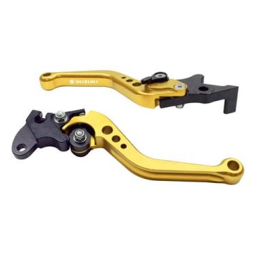 Imagem de Manete Esportivo Suzuki Yes 125 Intruder 125 Gravado A Laser - Special