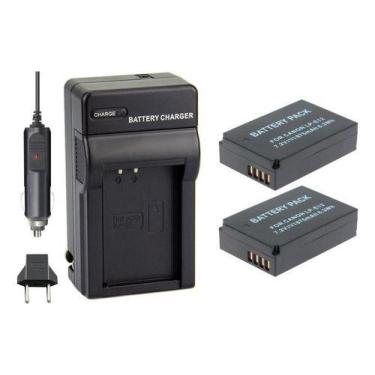 Imagem de Kit 2 Baterias LP-E12 MemoryTec + Carregador Compatível com Canon EOS 