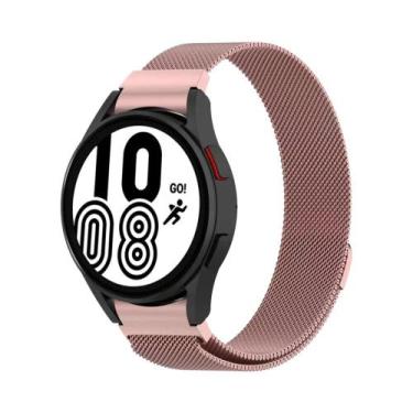 Imagem de Pulseira De Metal Milanesa Unissex Para Samsung Galaxy Watch 6/5/4 Cla