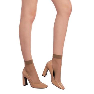 Imagem de Meia Soquete Fina 5530-001 Loba Lupo, Natural peach, Único