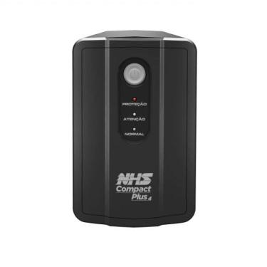 Imagem de Nobreak NHS Compact Plus 4 1000VA E.Bivolt S.120V/220V Bateria 2x7Ah -