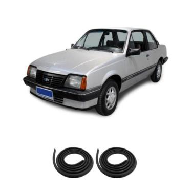 Imagem de Kit Borracha Vedação 2 Portas Dianteira Monza GI Fase II 1991 à 1996 -