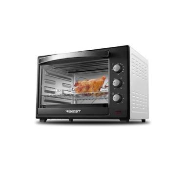 Imagem de Forno Elétrico Best Preto e Branco 60L 220 V, 220V