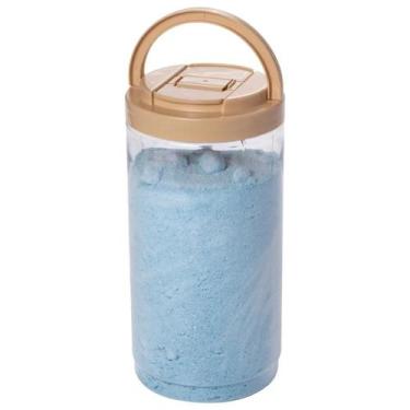 Imagem de Pote Porta Mantimentos Rações com Alça 1.6LT Tampa Dosadora Bege - PLA