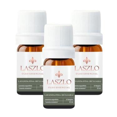 Imagem de 3 Óleos Essencial Lavanda-Fina GT Bulgária Laszlo - 10ml