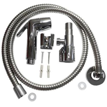 Imagem de Ducha Higiênica Metal Com Registro Mangueira de Inox