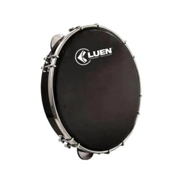Imagem de Pandeiro 11" Pele Preta Luen Preta