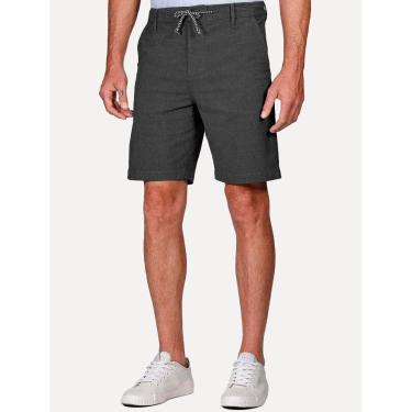 Imagem de Bermuda Aramis Masculina Chino Cotton Sarja Cadarço Preto Mescla-Masculino