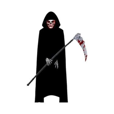 Imagem de Fantasia De Halloween Para Meninos Com Máscara E Luvas Com Olhos Verme