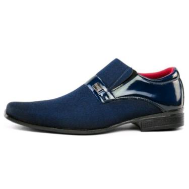 Imagem de Sapato Masculino Social Bico Fino Estilo Italiano Bordo Clacico 24 - J