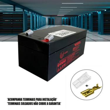 Imagem de Bateria Vrla 12v 3,3 Ah Para Nobreak Com Terminais* - Global