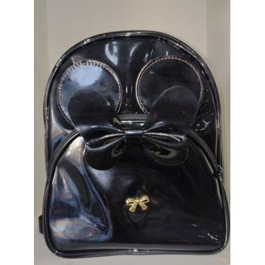 Imagem de Bolsa infantil verniz, preto - Nill modas