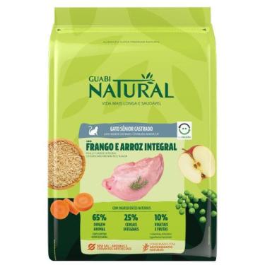 Imagem de Ração Guabi Natural Gato Sênior Castrados Frango/Arroz 1,5Kg - Brf