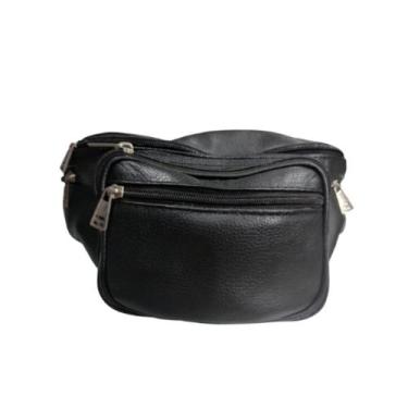 Imagem de Pochete Masculina Bolsa Cintura Multiuso Preta - Mellys