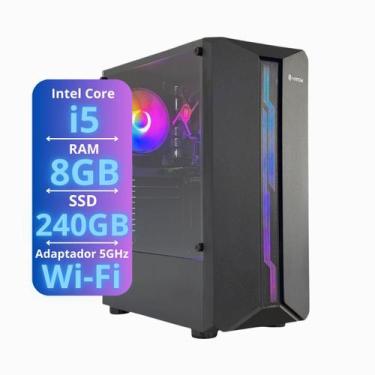 Imagem de Cpu Pc Gamer Intel Core I5 3º + 8gb Ram + Ssd 240gb - CONECT-X