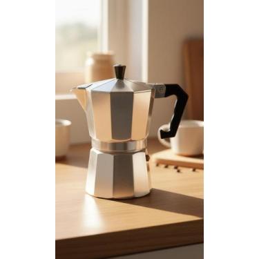 Imagem de Cafeteira Italiana Alumínio 300ml 6 Xícaras - Congratulations Store