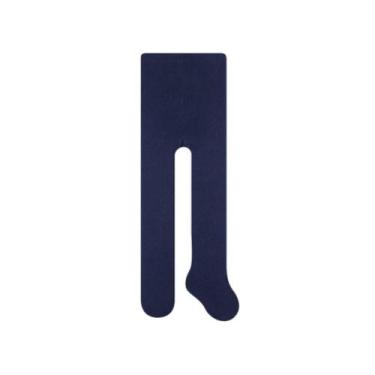 Imagem de Meia Calça Ceroula  Algodão Bebê Selene, Azul, Marinho, 1 a 2 Anos