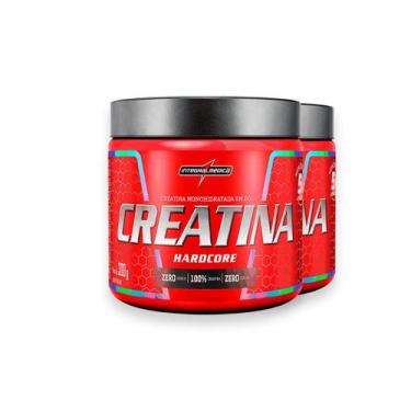 Imagem de Kit 2 Creatina Hardcore Monohidratada Integral Medica 300g - Integralm