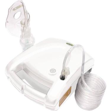 Imagem de Nebulizador E Inalador NebCom V Bivolt Cor Branco - Gtech, Bivolt