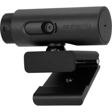 Imagem de Webcam Streamplify Full Hd 1080p 60fps com Foco Automático Tripé e Obturador Preto