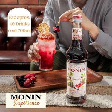 Imagem de Xarope Monin para Drinks e Bebidas sabor Amêndoa 700ml, Monin