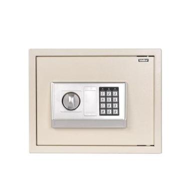 Imagem de Cofre Aço 30cm Eletrônico Senha Teclado Digital E Chave Sb30 - Mazzill