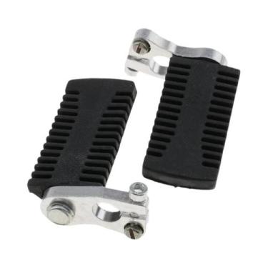 Imagem de 2 pçs moto atv pé descansa pedais footpegs para 47cc 49cc mini bolso b