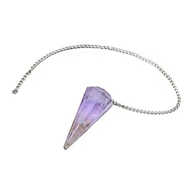 Imagem de Pêndulo de Cristal de Ametista Pedra Natural