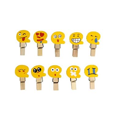 Imagem de Kit Varal de Fotos + 10 Prendedores de Fotos Emoji