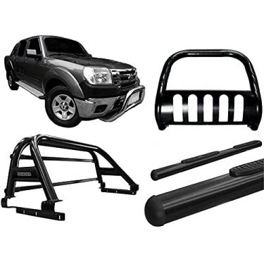 Imagem de Kit quebra mato+Estribo Oval +Santo Ant Ranger 97 a 12 PRETO