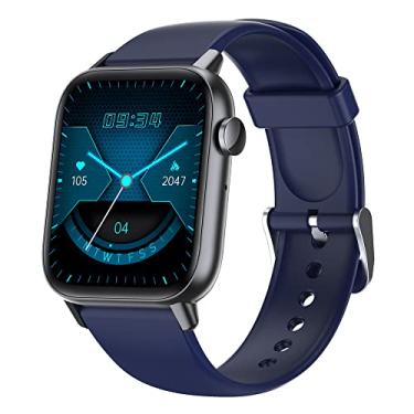 Relógio inteligente para homens, mulheres, Bluetooth Smartwatch para  telefones Android iPhone com notificação de chamada e mensagem, Relógio  fitness com monitor de sono de oxigênio