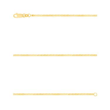 Imagem de Corrente Prata c/ Ouro 18K Piastrini 1.60mm 70cm