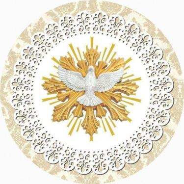 Imagem de Painel Redondo 3D Sublimado Batizado Frd-2229