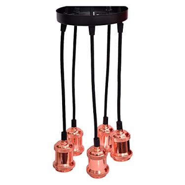 Imagem de Pendente Benjamin, 5X, soquete E27, Cobre, Avant