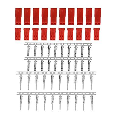 Imagem de pino do plugue JST,Pino do conector JST, kit do conector JST, conjunto de pinos do conector do conector da caixa da bateria fêmea e macho JST (10 pares)(10pcs)