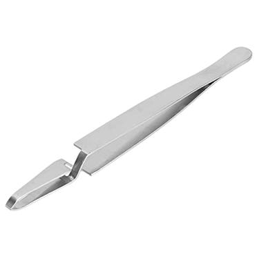 Imagem de Pinça de remoção de carrapatos, pinça de remoção de carrapatos, aço inoxidável durável polido prático Gatos de remoção de pulgas de piolhos para cães de estimação