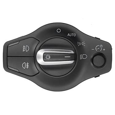 Imagem de Interruptor de farol com controle de luz de neblina interruptor regulador de intensidade de luz, interruptor de controle de farol 8K0941531AS substituição de acessório para S4