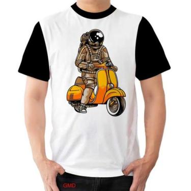 Imagem de Camisa Camiseta Motoboy Astronauta Motoqueiro Mobilete - Dias No Estil