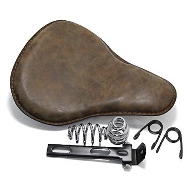 Imagem de Almofada de couro para motocicleta marrom de 33 cm para Harley Davidson Sportster Chopper BobberMISS MOLY marrom LXECBUS056